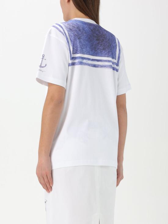 25FW 모스키노 반팔 티셔츠 07120442 3001 White 1 - MOSCHINO