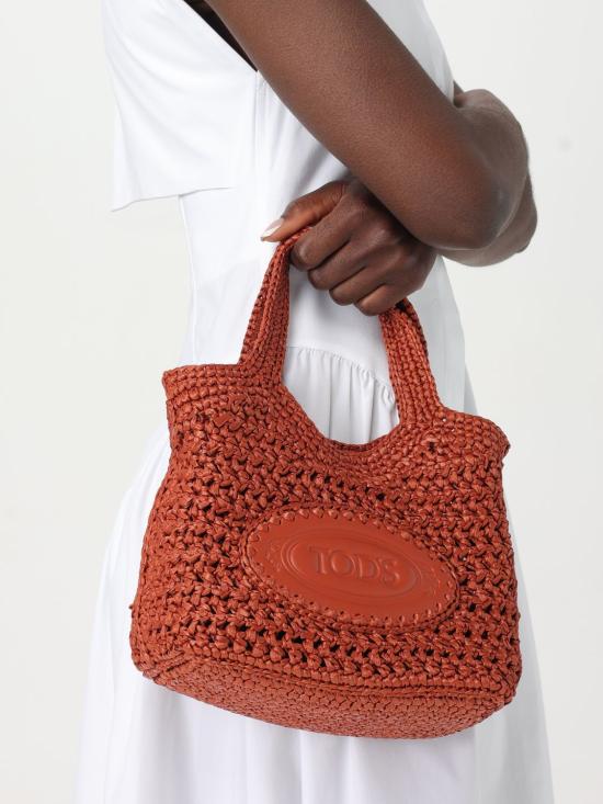25SS 토즈 토트백 XBWEBLF0100RGM 0XML Brick Red - TODS