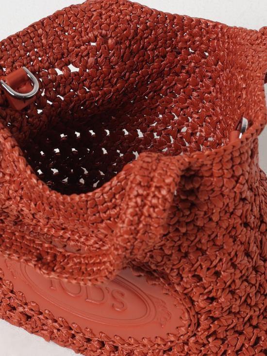 25SS 토즈 토트백 XBWEBLF0100RGM 0XML Brick Red - TODS
