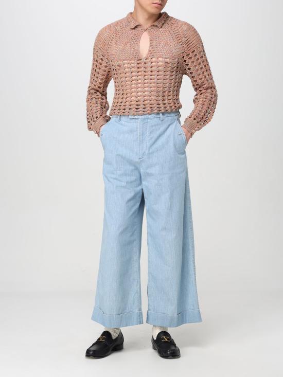 25FW 발렌티노 가라바니 폴로 티셔츠 6V0KC34AAUT AH2 Beige - VALENTINO GARAVANI