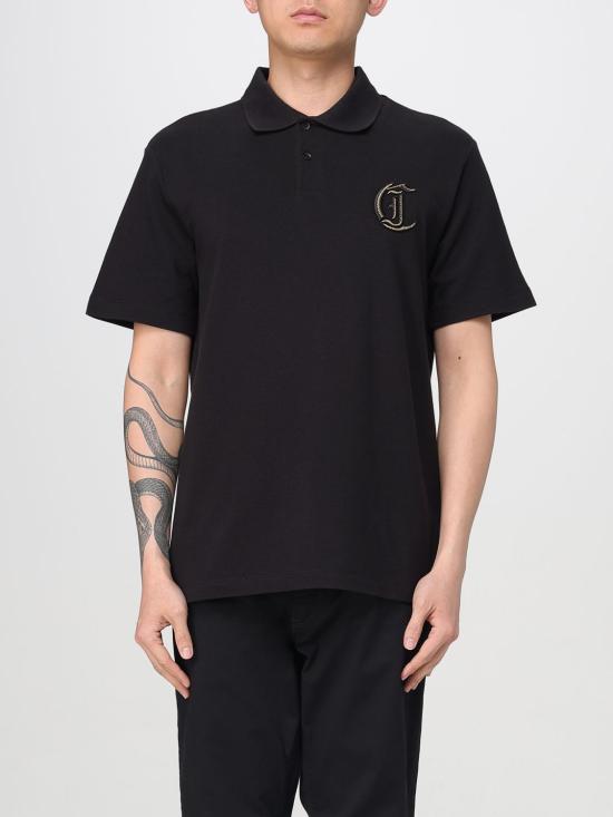 25FW 저스트까발리 폴로 티셔츠 78OAGT13CJ506 899 Black