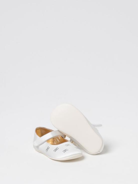 25FW [키즈] 엘리자베타프랜치 레이스업 슈즈 F0A3E01901732 101 White - ELISABETTA FRANCHI