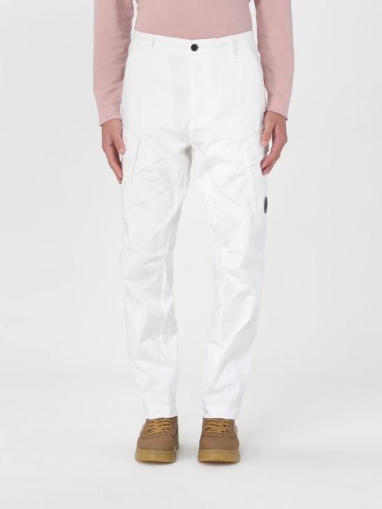 25FW 씨피 컴퍼니 스트레이트 팬츠 18CMPA166A005694G 103 White