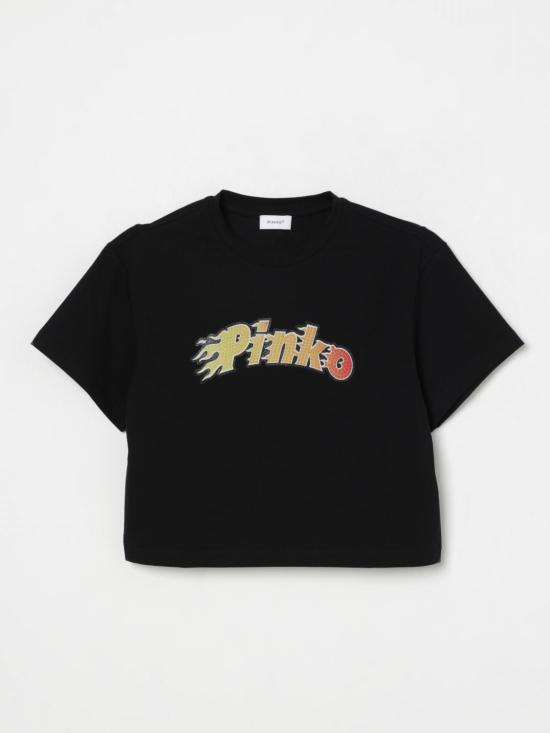 25SS [키즈] 핑코 티셔츠 KFTS001CJE010 N000 Black