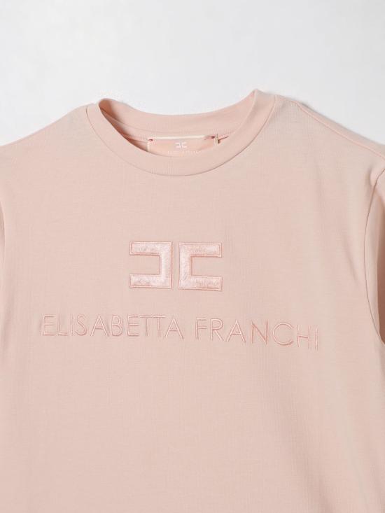 25FW [키즈] 엘리자베타프랜치 티셔츠 EFTS2310JE006 C036 Pink - ELISABETTA FRANCHI