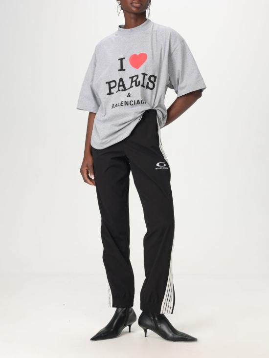 25SS 발렌시아가 스트레이트 팬츠 831559TRO31 1000 Black - BALENCIAGA