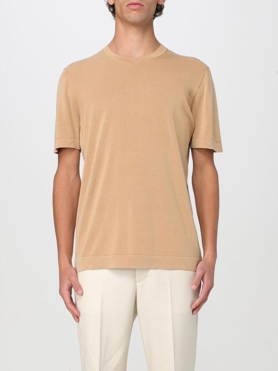 25SS 드루모어 반팔 티셔츠 D0GF100N 160 Brown