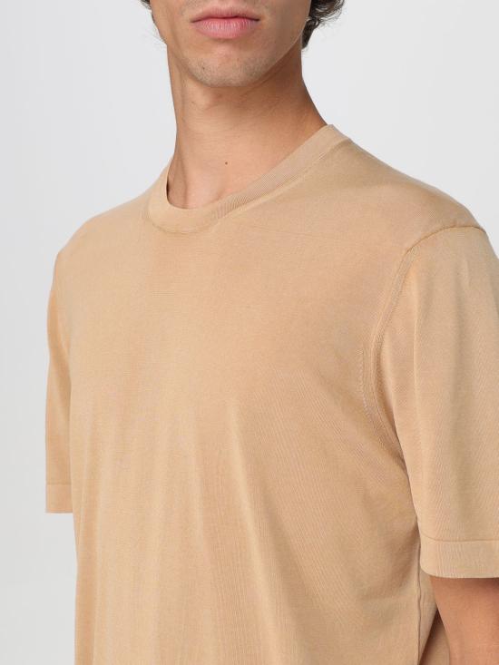 25SS 드루모어 반팔 티셔츠 D0GF100N 160 Brown - DRUMOHR
