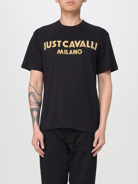 25SS 저스트까발리 반팔 티셔츠 78OAHT06CJ500 899 Black
