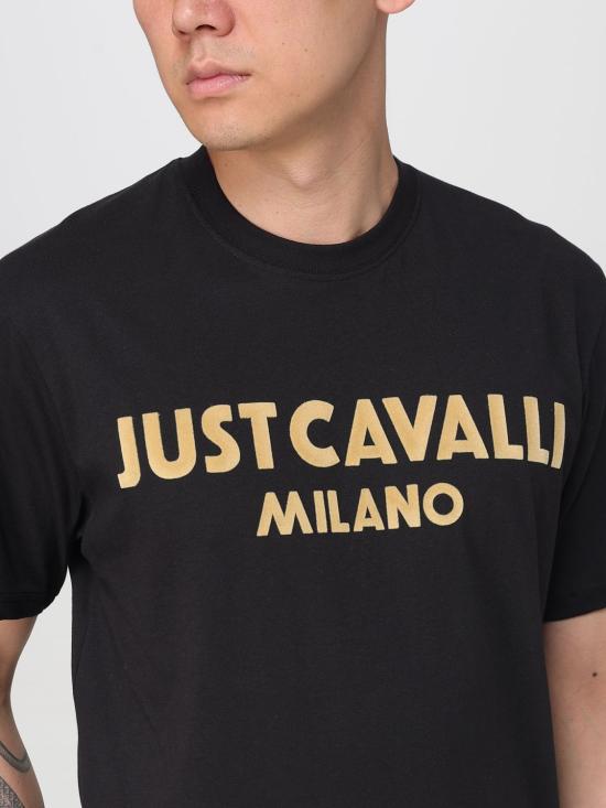 25SS 저스트까발리 반팔 티셔츠 78OAHT06CJ500 899 Black - JUST CAVALLI
