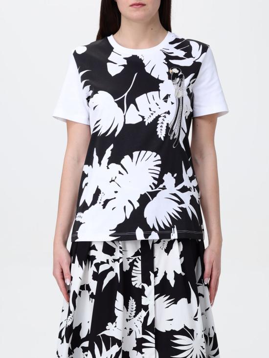 25FW 막스마라 스튜디오 반팔 티셔츠 2516941012600 005 Black