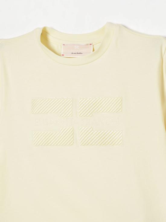 25FW [키즈] 엘리자베타프랜치 티셔츠 EFTS2300JE006 2023 Lemon - ELISABETTA FRANCHI