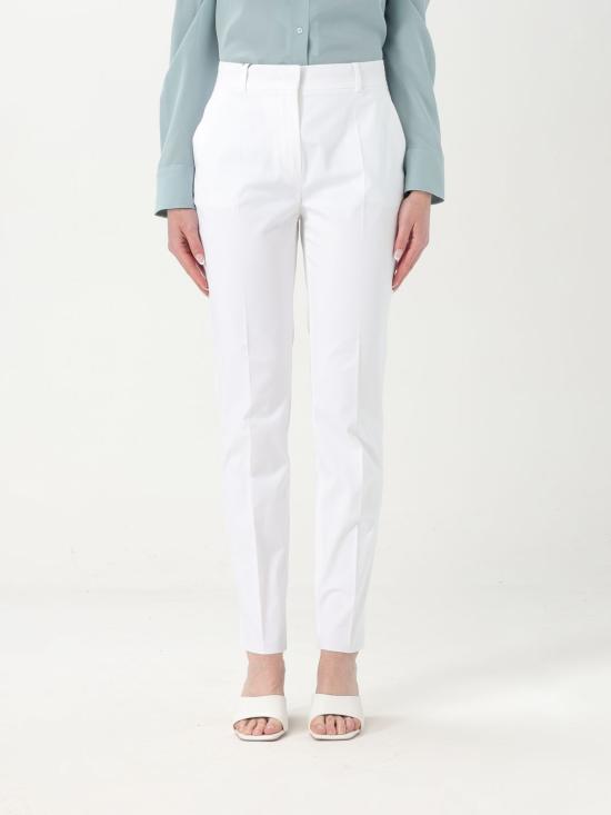 25FW 막스마라 스튜디오 스트레이트 팬츠 2516131022600 001 White