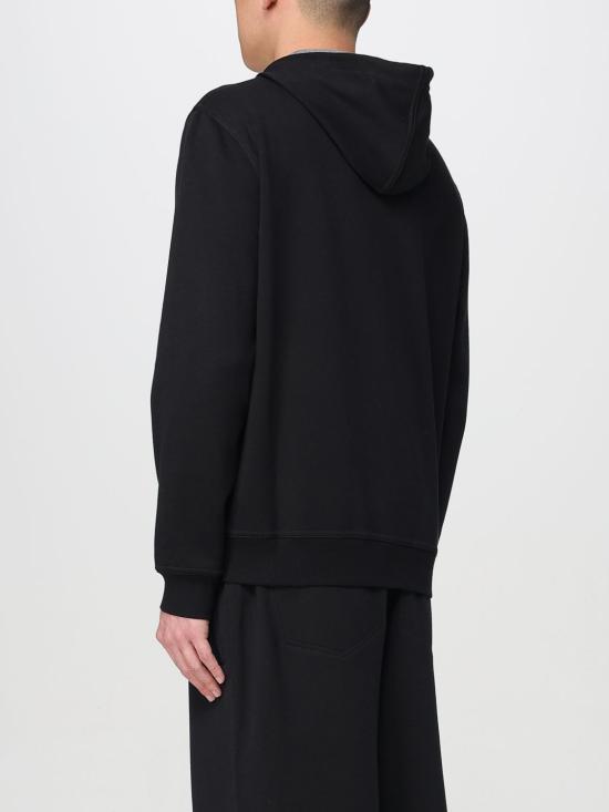 25FW 브루넬로 쿠치넬리 긴팔 티셔츠 MM8319069G C101 Black - BRUNELLO CUCINELLI