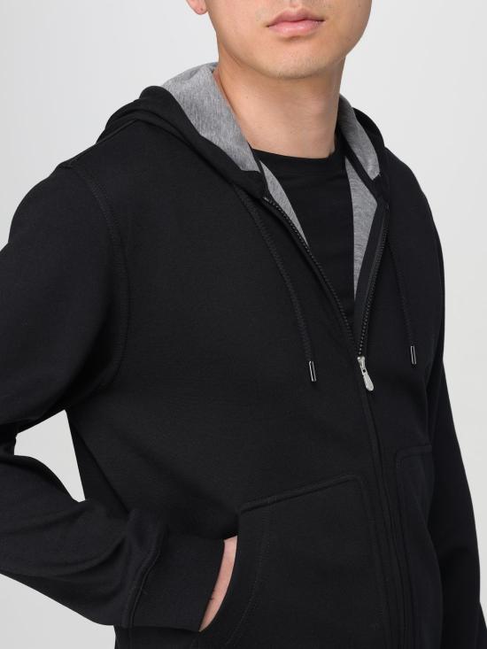 25FW 브루넬로 쿠치넬리 긴팔 티셔츠 MM8319069G C101 Black - BRUNELLO CUCINELLI