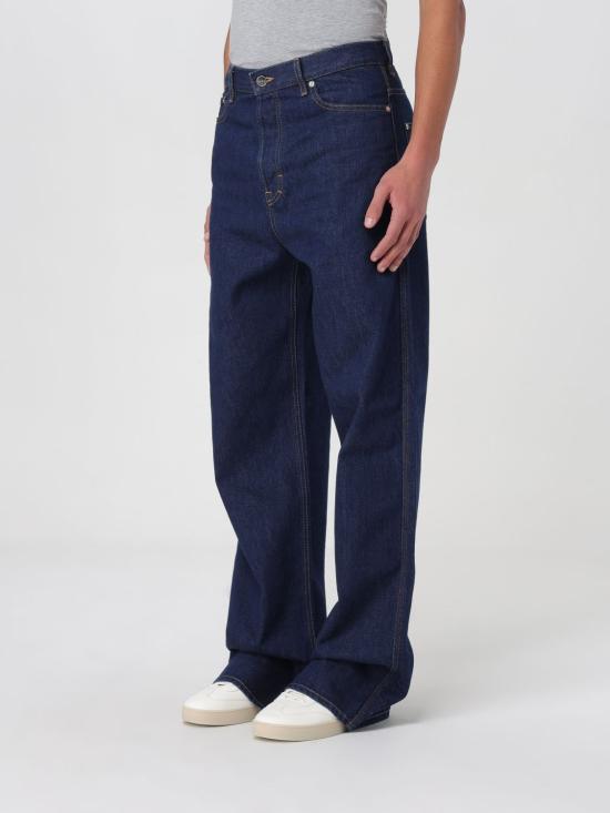 25FW 구찌 자수 데님 트라우저 815629XDC6V 4759 Blue - GUCCI