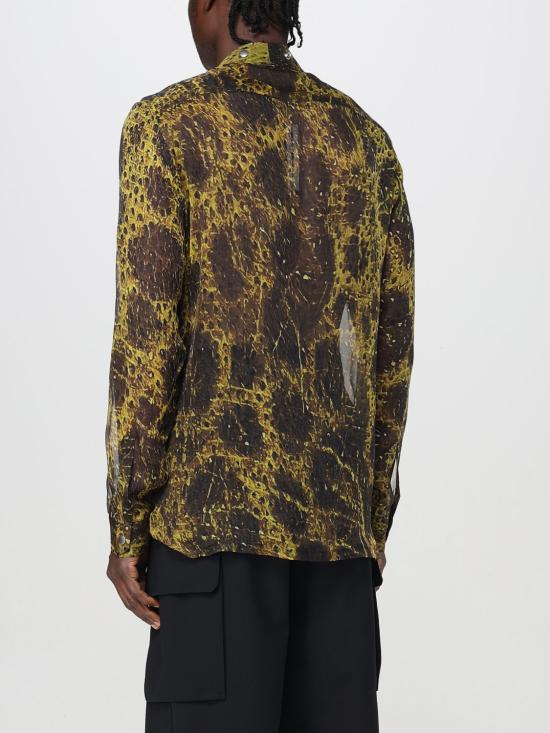 25SS 릭 오웬스 긴팔 셔츠 RU01E5287SP1 3209 Yellow - RICK OWENS