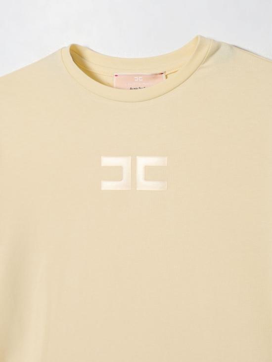 25FW [키즈] 엘리자베타프랜치 티셔츠 EFTS2370JE006 2023 Lemon - ELISABETTA FRANCHI