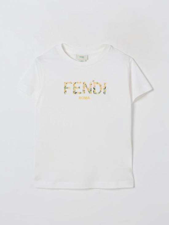 25FW [키즈] 펜디 티셔츠 JFI3757AJ F1SP9 White 1