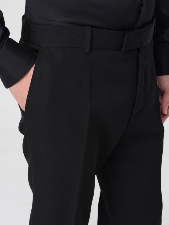25FW 알렉산더 맥퀸 스트레이트 팬츠 829301QVAAA 1000 Black - ALEXANDER MCQUEEN