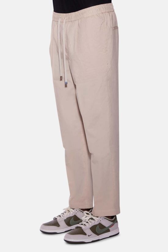  야콥코헨 스트레이트 팬츠 Jacob Cohen Daniel 드로스트링 팝린  베이지 - JACOB COHËN