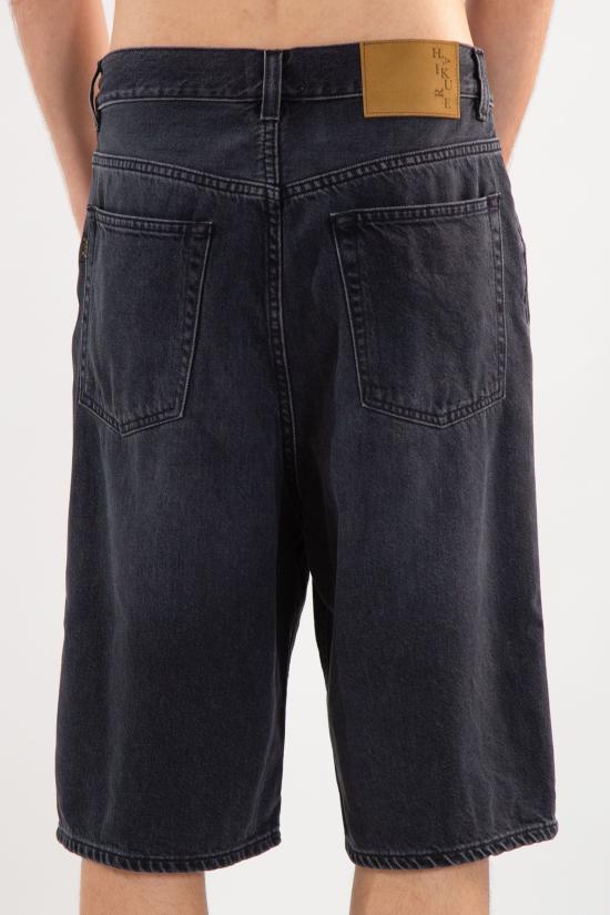 25SS 하이쿠레 데님 숏팬츠 HEM03251DF173 L0732 Black - HAIKURE