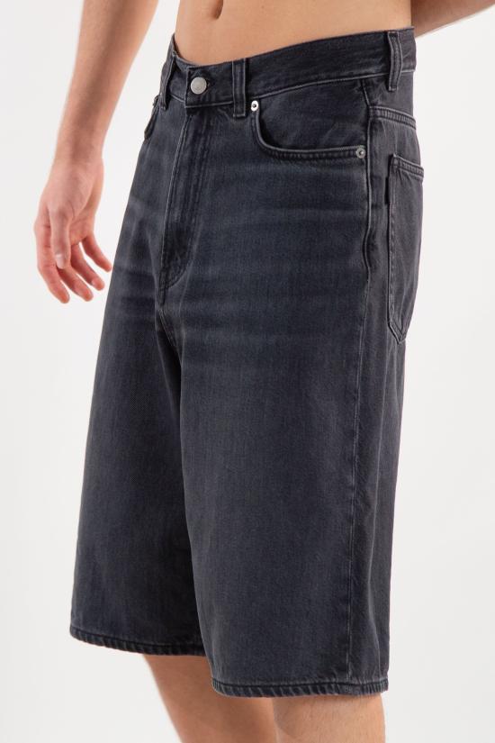 25SS 하이쿠레 데님 숏팬츠 HEM03251DF173 L0732 Black - HAIKURE