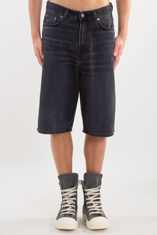 25SS 하이쿠레 데님 숏팬츠 HEM03251DF173 L0732 Black