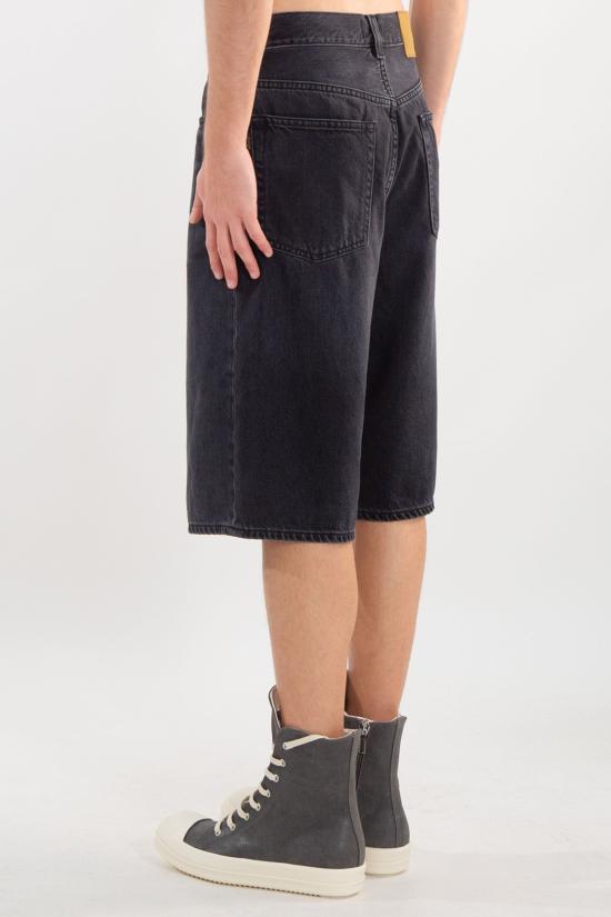 25SS 하이쿠레 데님 숏팬츠 HEM03251DF173 L0732 Black - HAIKURE