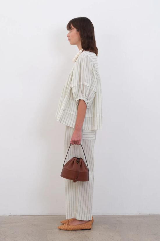  코울리 스튜디오 스트레이트 팬츠 Cawley Studio Luna Trouser 민트/에크루 - CAWLEY STUDIO