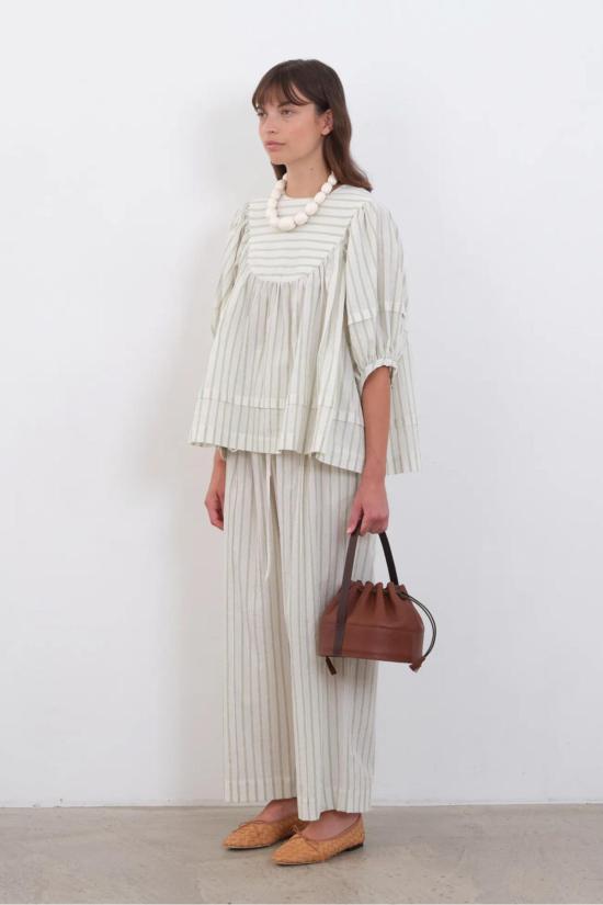  코울리 스튜디오 스트레이트 팬츠 Cawley Studio Luna Trouser 민트/에크루 - CAWLEY STUDIO