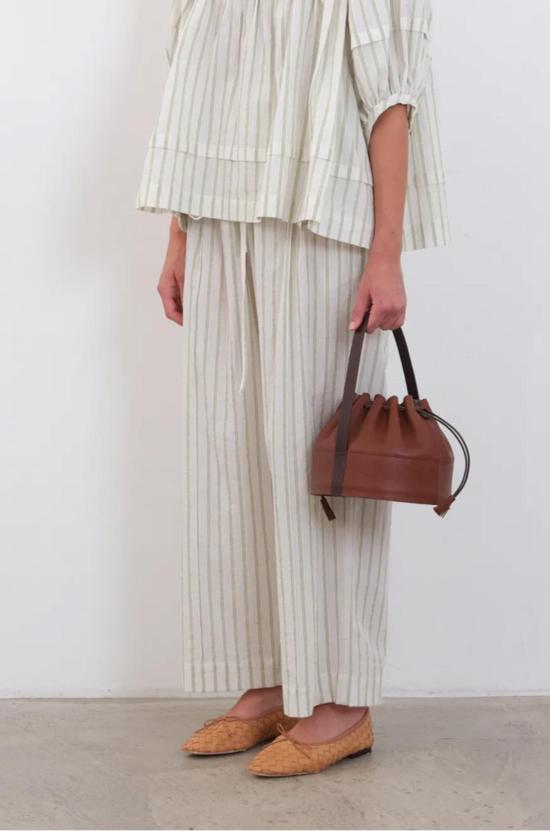  코울리 스튜디오 스트레이트 팬츠 Cawley Studio Luna Trouser 민트/에크루 - CAWLEY STUDIO