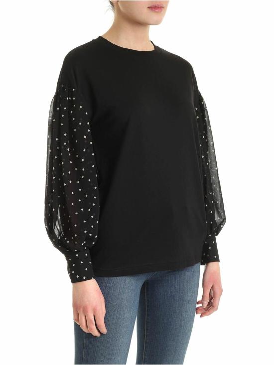  디케이엔와이 블라우스 P0AH0EQKBFJ Black - DKNY