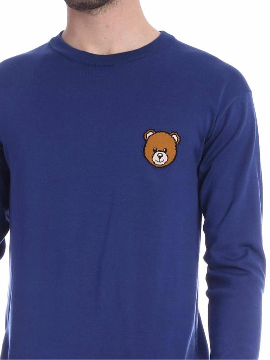  모스키노 스웨터 090220020342 Blue - MOSCHINO