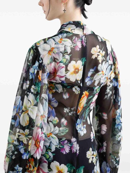  돌체앤가바나 롱 원피스 F6TMXTIS1XFHN5JC Black - DOLCE & GABBANA