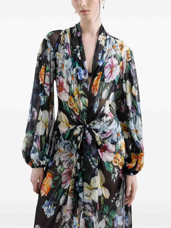  돌체앤가바나 롱 원피스 F6TMXTIS1XFHN5JC Black - DOLCE & GABBANA