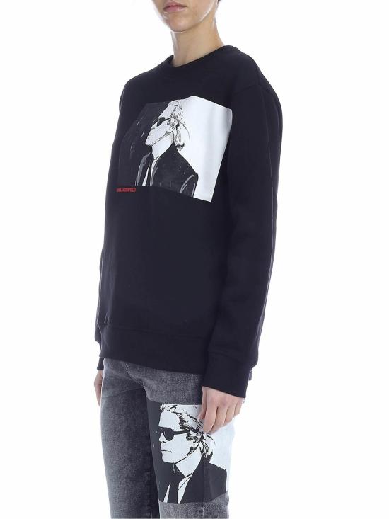  칼라거펠트 스웨터 200W1891999 Black - KARL LAGERFELD