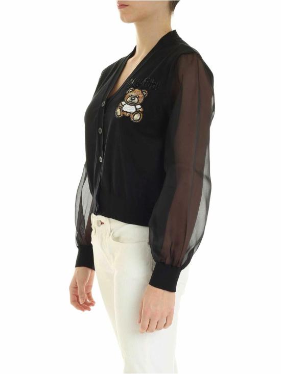  모스키노 가디건 091604000555 Black - MOSCHINO