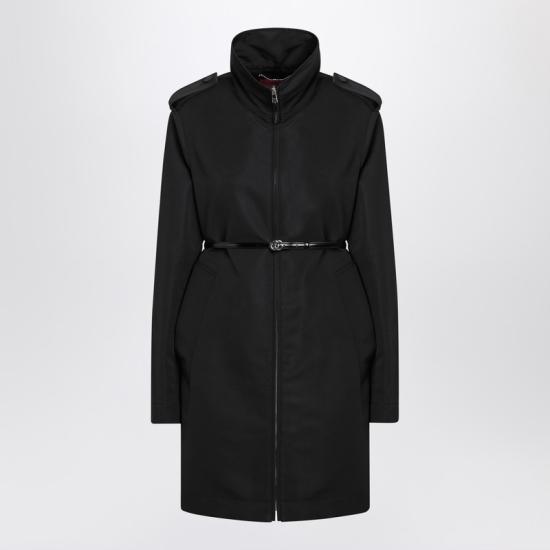 25SS 구찌 코트 808079Z8BWB Black