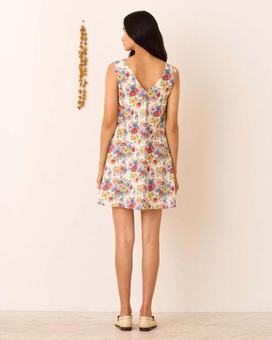  알릭스 오브 보헤미아 숏 원피스 솔레이유 야생화 드레스 - ALIX OF BOHEMIA