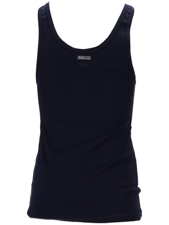 25SS 프라다 민소매 티셔츠 39603SOOO10Z0 F0124 NAVY - PRADA