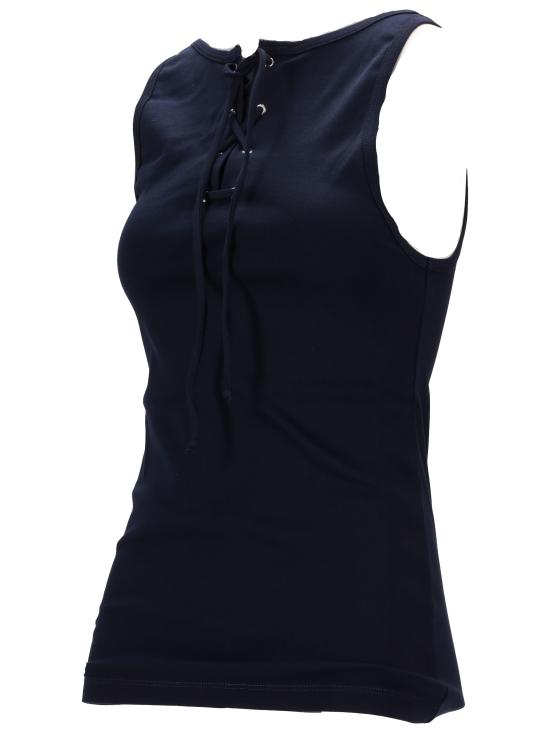 25SS 프라다 민소매 티셔츠 39603SOOO10Z0 F0124 NAVY - PRADA