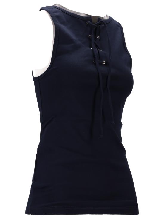 25SS 프라다 민소매 티셔츠 39603SOOO10Z0 F0124 NAVY - PRADA