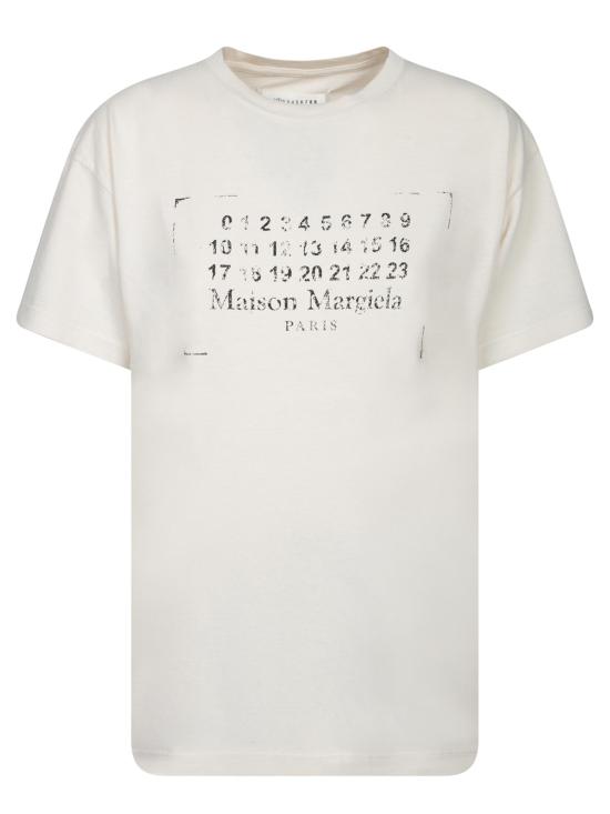 25SS 마르지엘라 반팔 티셔츠 S51GC0534 S24575 103 WHITE