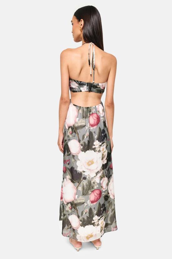  카미 뉴욕 롱 원피스 캐미 NYC 칼리오페 쉬폰 드레스 바유 블룸 - CAMI NYC