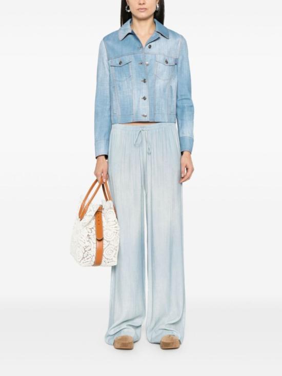 25SS 에르마노 설비노 데님 자켓 D467I342EMY Blue - ERMANNO SCERVINO