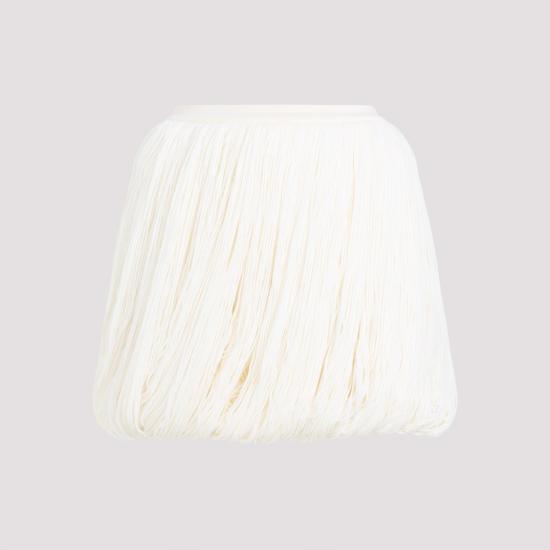 25SS 알라이아 스커트 AA9J22376M902 White - ALAIA