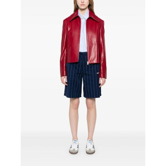  아디다스 숏팬츠 JC7683 Night Indigo Off White DOM - ADIDAS