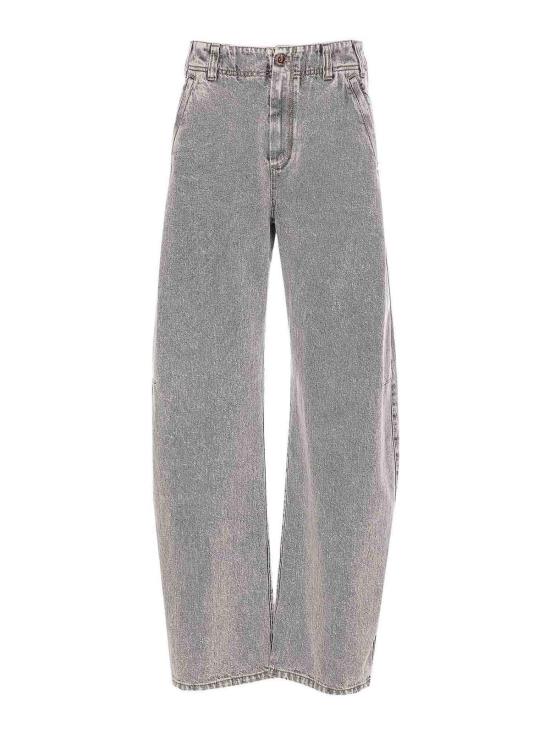  브루넬로 쿠치넬리 스트레이트 팬츠 MA095P5657C8995 Grey