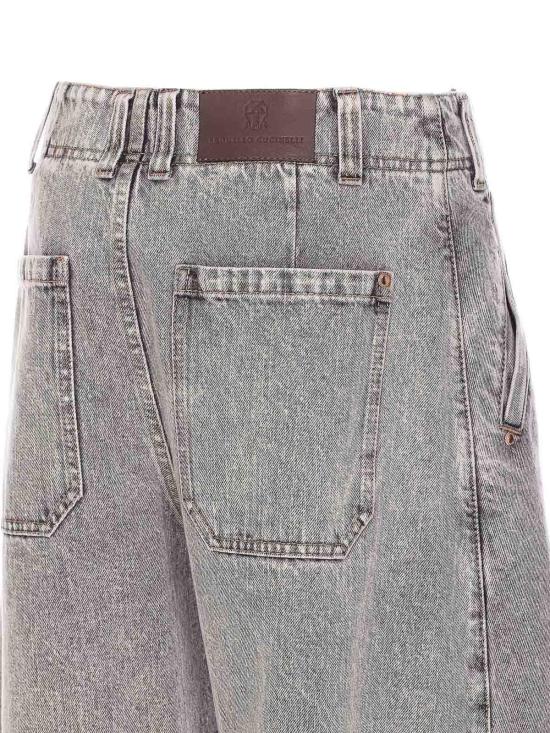  브루넬로 쿠치넬리 스트레이트 팬츠 MA095P5657C8995 Grey - BRUNELLO CUCINELLI